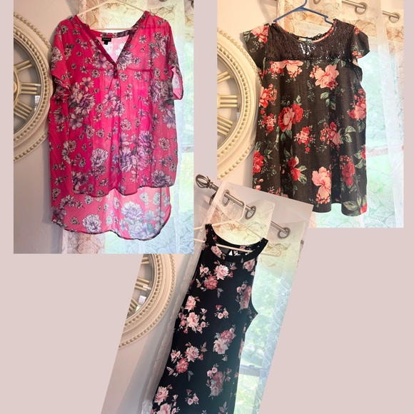 torrid Tops - Torrid 1X Floral Printed Top Lot